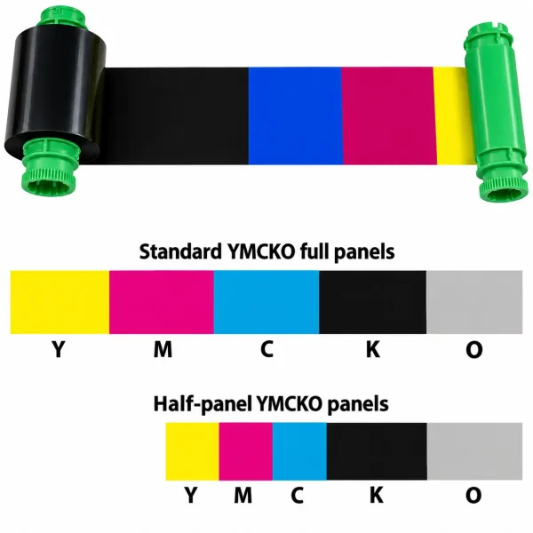 Cinta color YMCKO 6 paneles - 210 impr/rollo POINTMAN