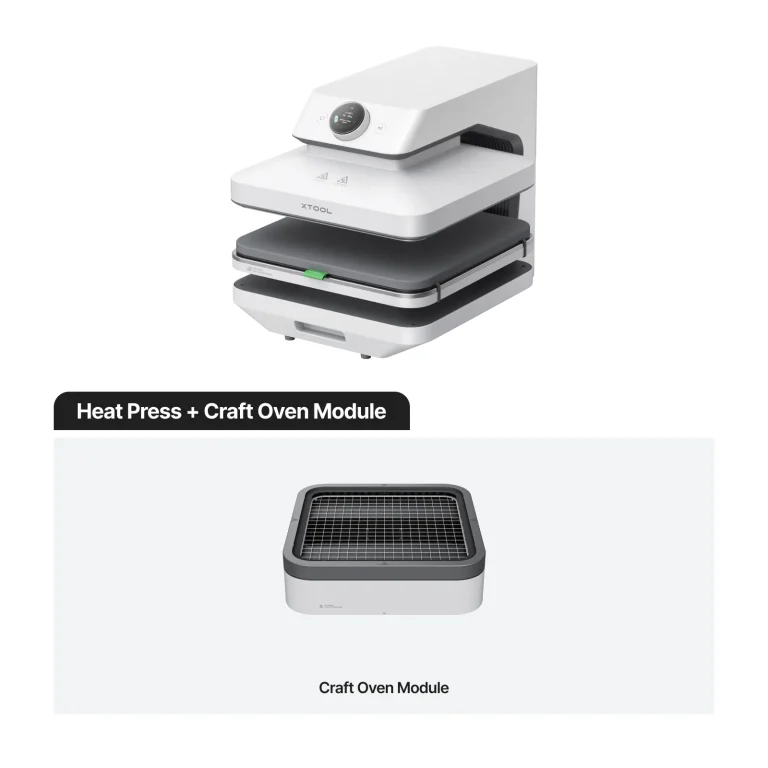 Plancha XTool WonderPress + módulo horno